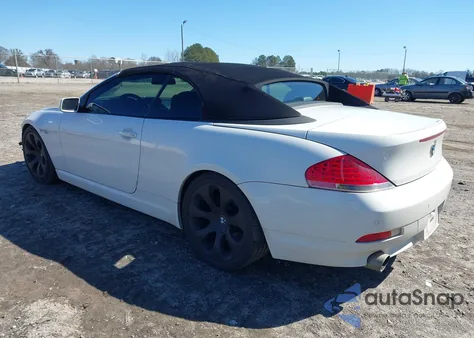 2007 BMW 650I z USA, uszkodzony, nr VIN WBAEK13597CN84272